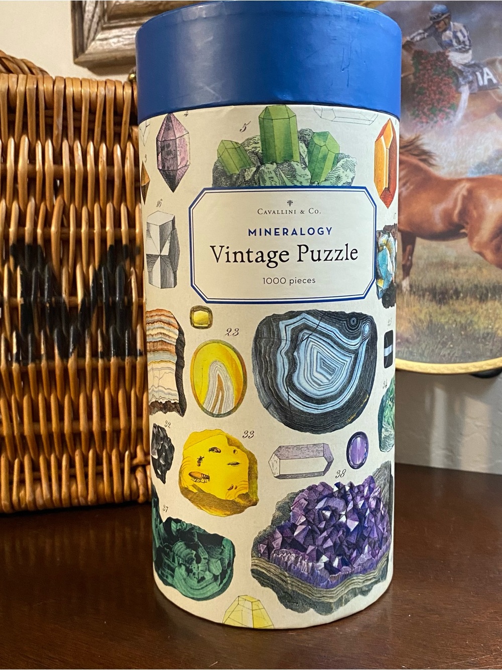 Cavallini Vintage 1000 Piece Jigsaw Puzzle - Mineralogy